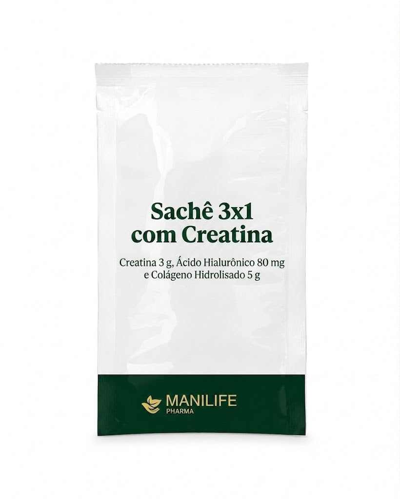 Sachê 3x1 com Creatina