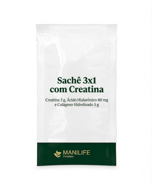 Sachê 3x1 com Creatina