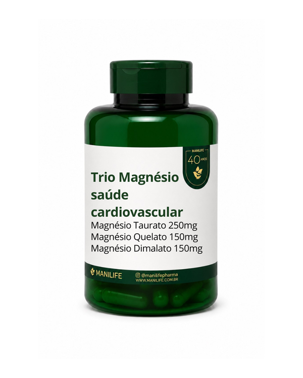 Trio Magnésio Saúde Cardiovascular